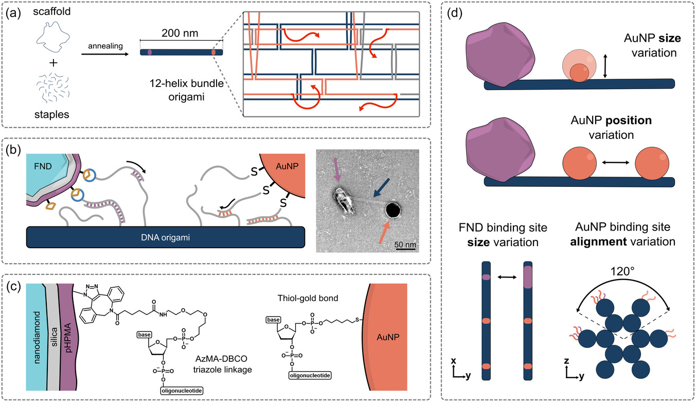 High-Yield Assembly of Plasmon-Coupled Nanodiamonds Using DNA Origami for Tuned Emission