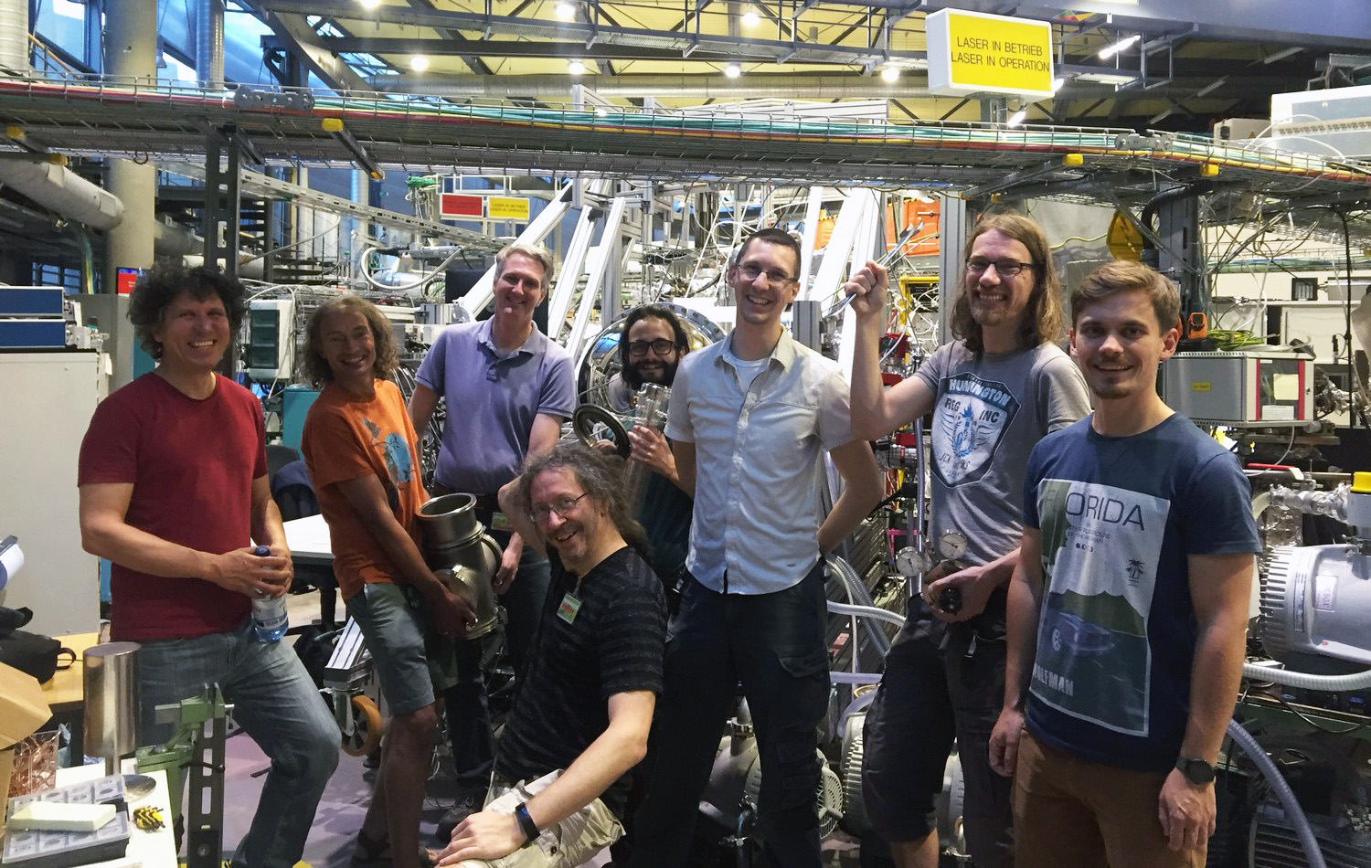 The team at BESSY II synchrotron in Berlin