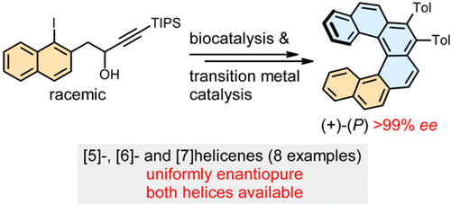 An Ultimate Stereocontrol in Asymmetric Synthesis of Optically Pure Fully Aromatic Helicenes