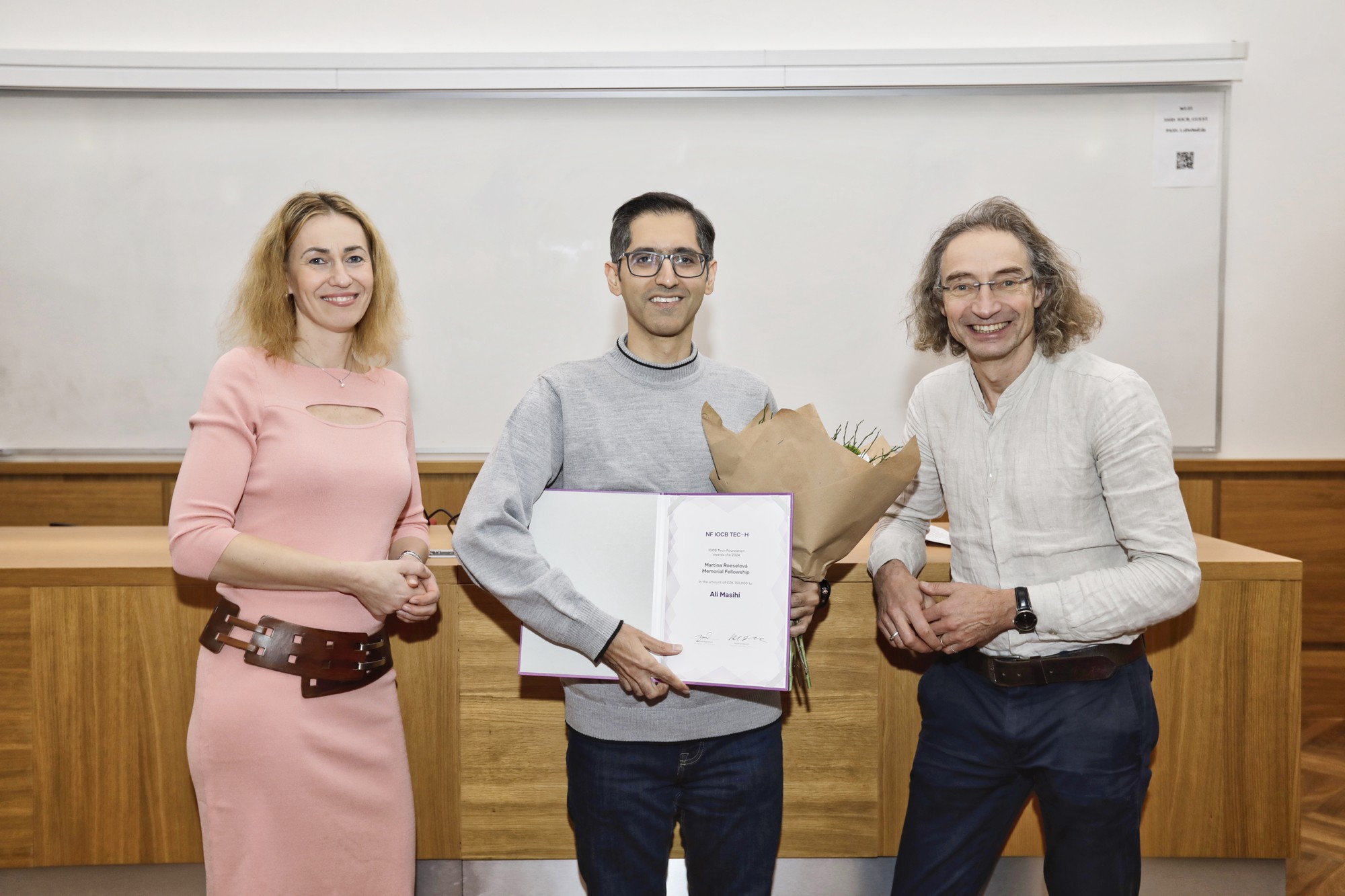 The Martina Roeselová Memorial Fellowship award ceremony (Photo: Libor Fojtík)