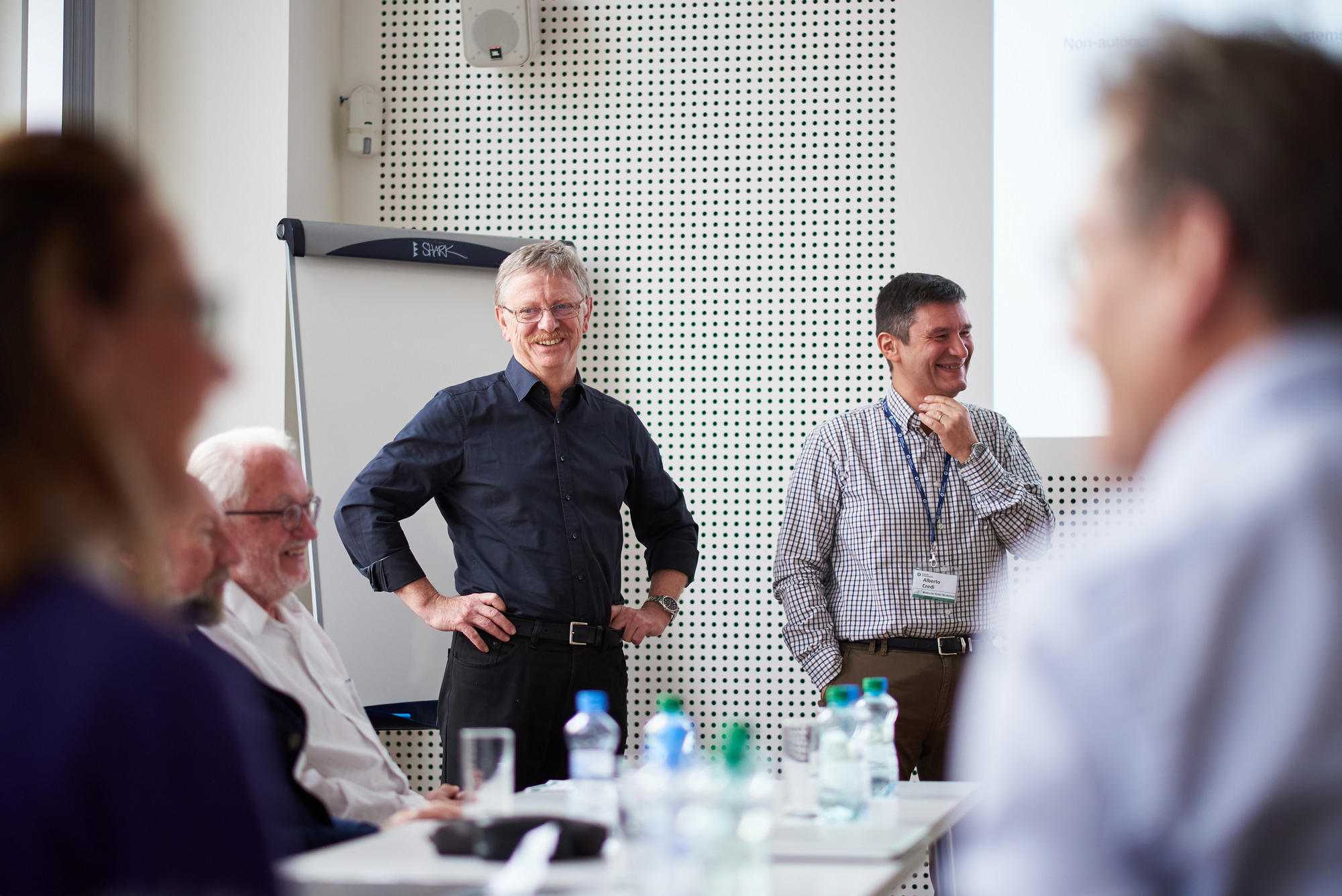 Rainer Herges and Alberto Credi. Foto: Igor Rončević