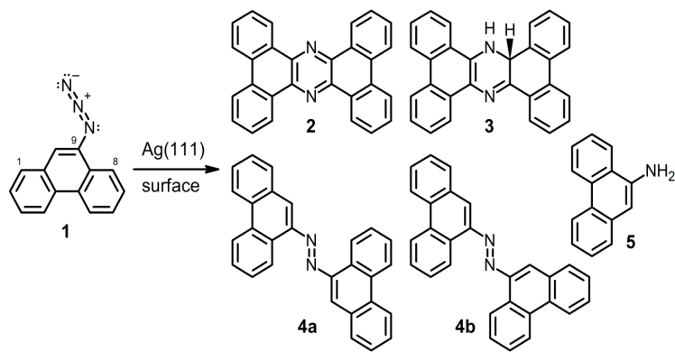 Transformace aromatických azidů na povrchu Ag(111)