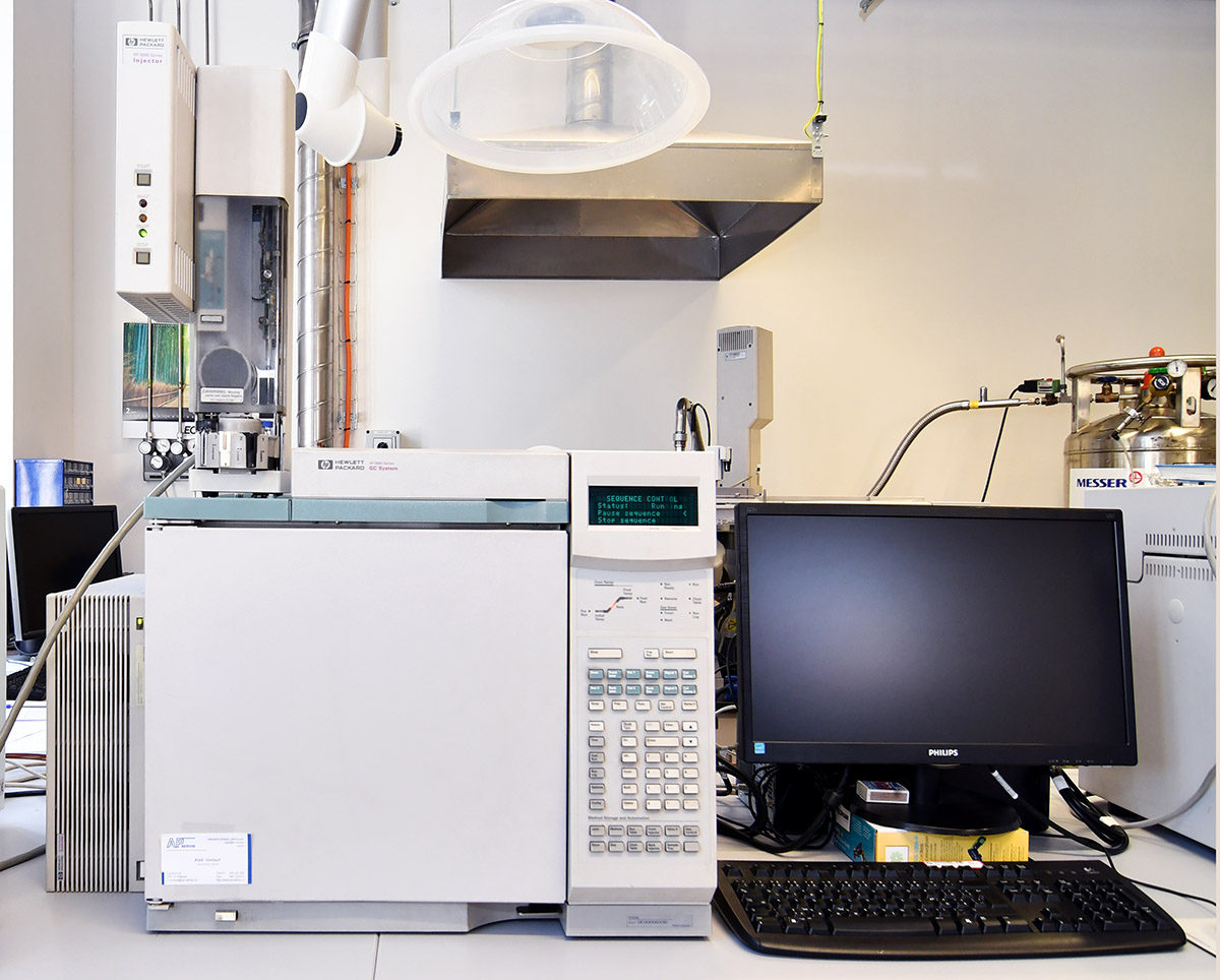 HP 6890 Gas Chromatograph (Hewlett Packard)