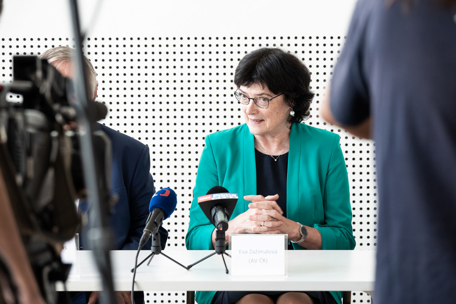 Eva Zažímalová (předsedkyně AV ČR). Foto: Tomáš Belloň / ÚOCHB