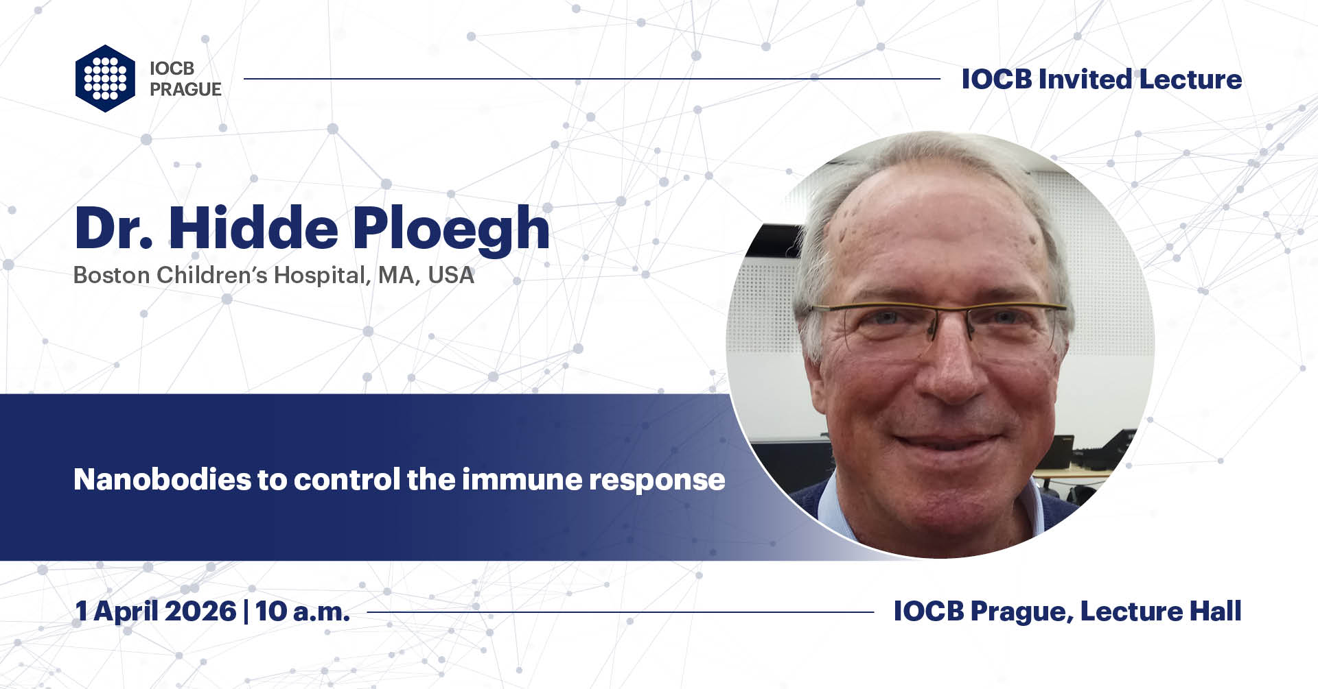 Invited Lecture – Hidde Ploegh [Change of date]