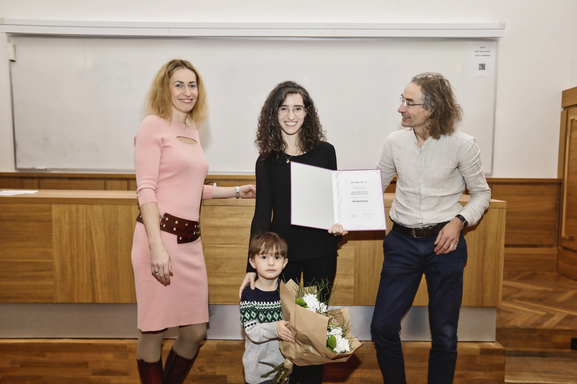 The Martina Roeselová Memorial Fellowship award ceremony (Photo: Libor Fojtík)