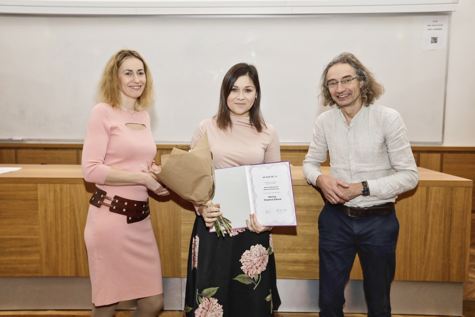 The Martina Roeselová Memorial Fellowship award ceremony (Photo: Libor Fojtík)