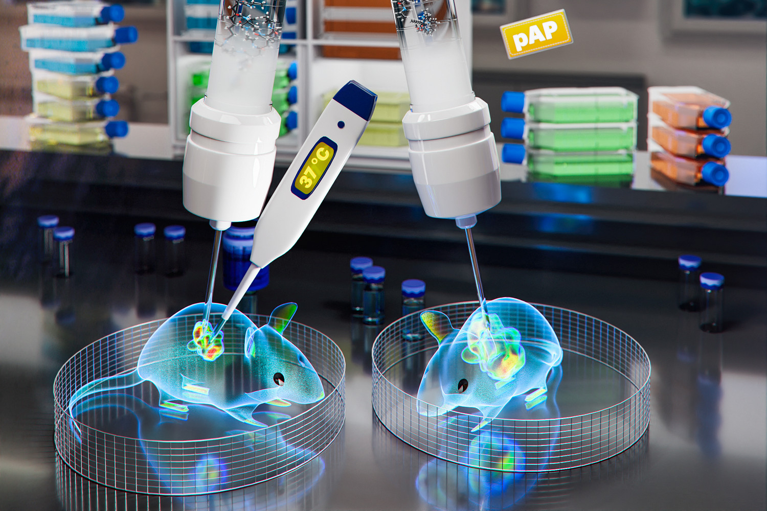 Thermoresponsive polymers and their biodistribution