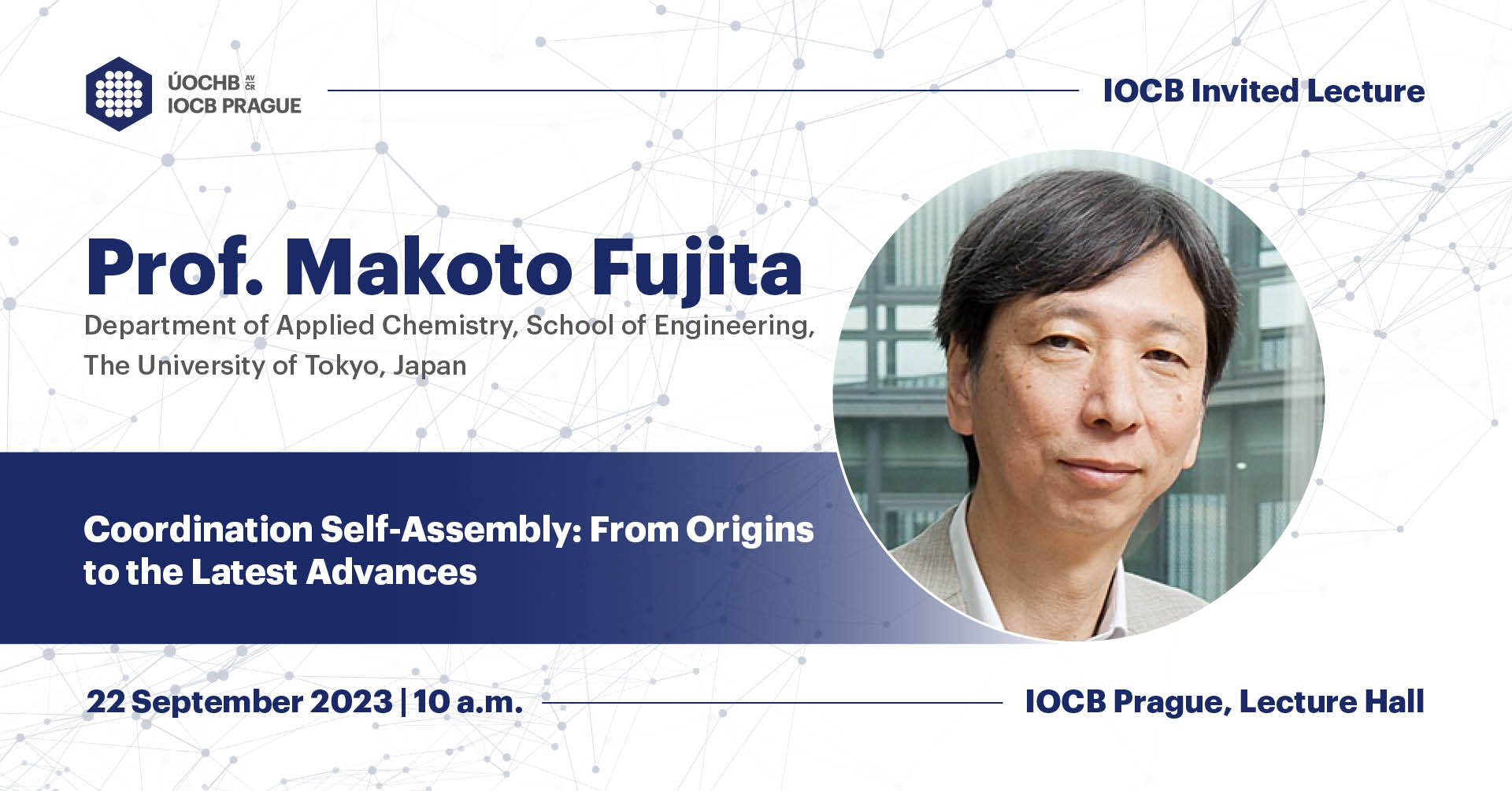 Zvaná přednáška – Makoto Fujita