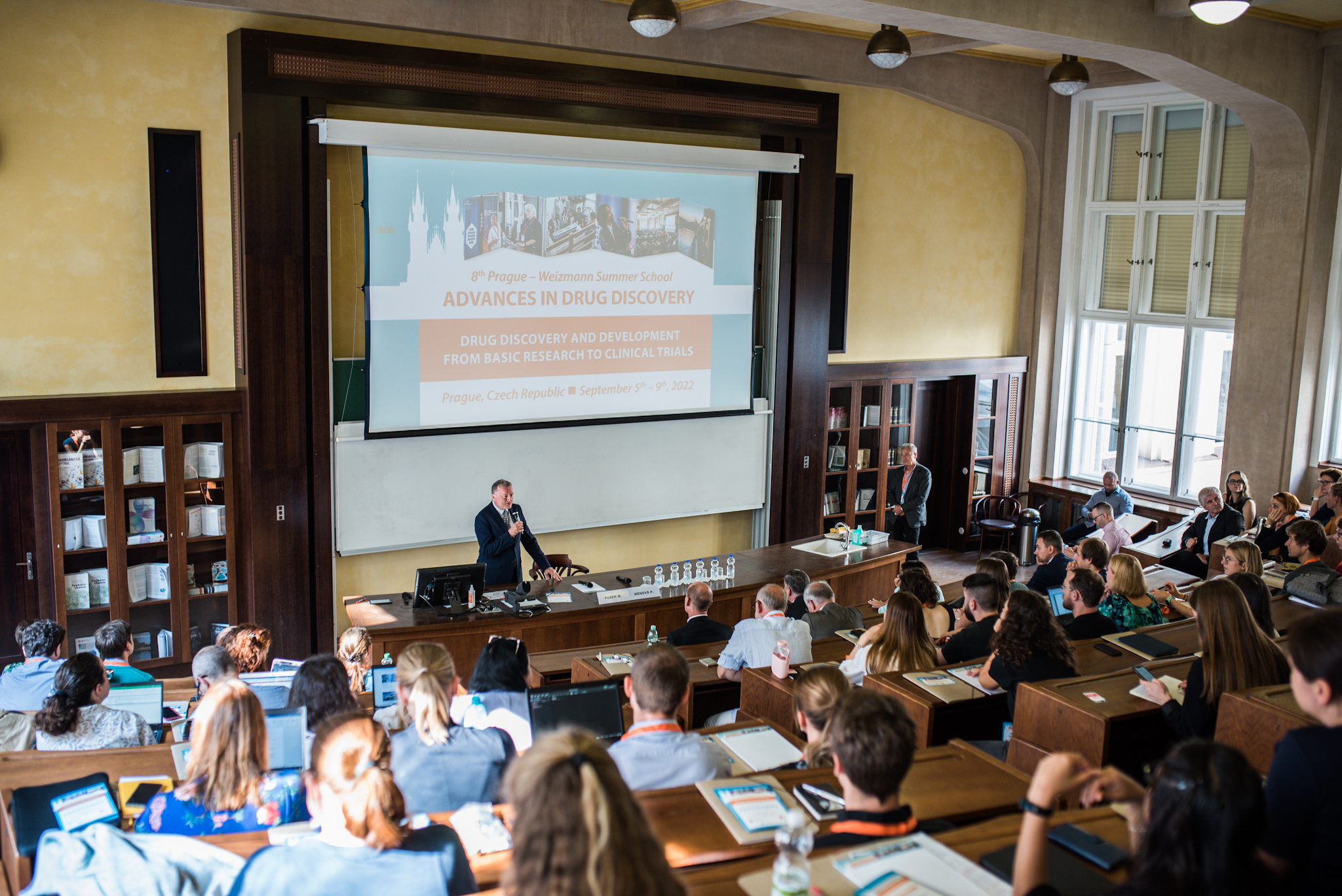 Students from all over the world have come to Prague to learn about the latest in drug discovery