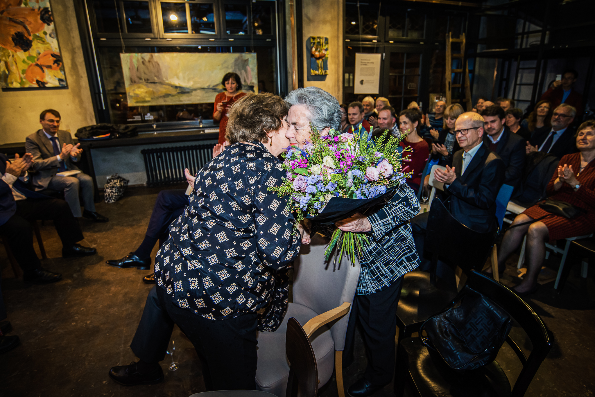 Renilde Loeckx a Ludmila Holá, manželka Prof. Antonína Holého