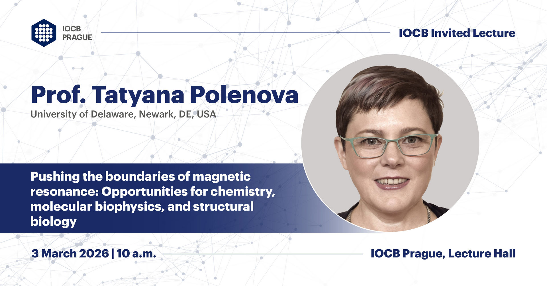 Zvaná přednáška – Tatyana Polenova