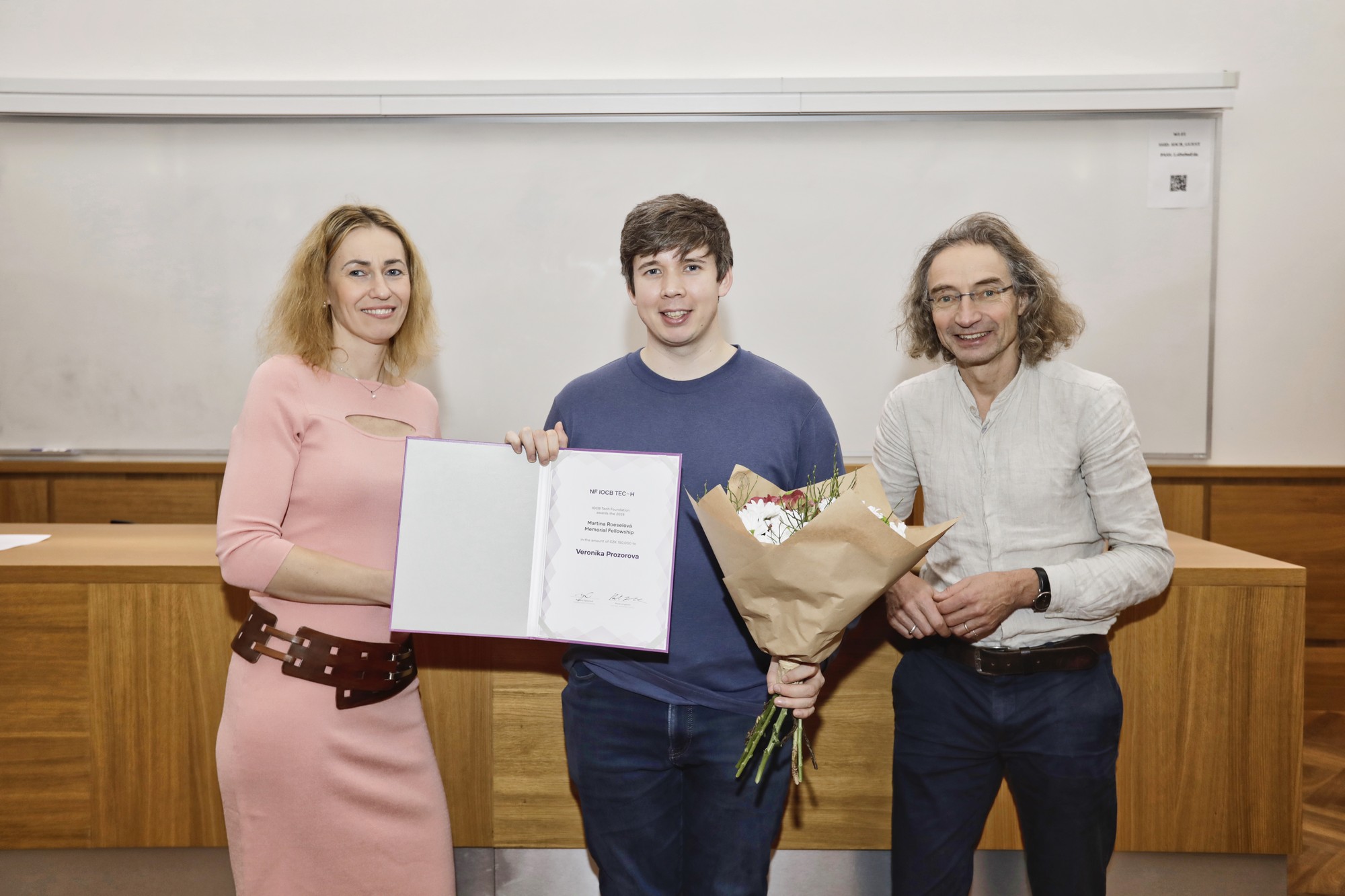 The Martina Roeselová Memorial Fellowship award ceremony (Photo: Libor Fojtík)