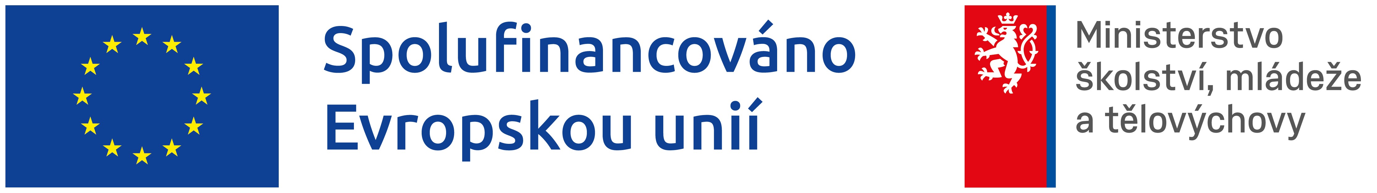 Loga: Spolufinancováno Evropskou unií a Ministerstvo školství, mládeže a tělovýchovy