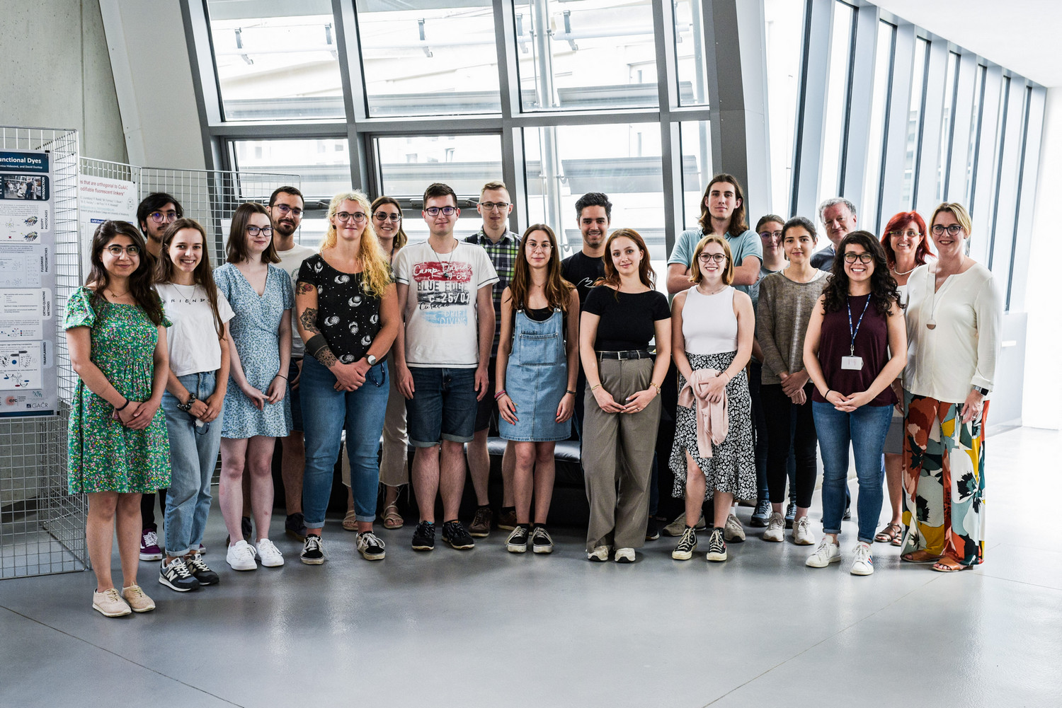 Students from all over Europe have flocked to IOCB Prague