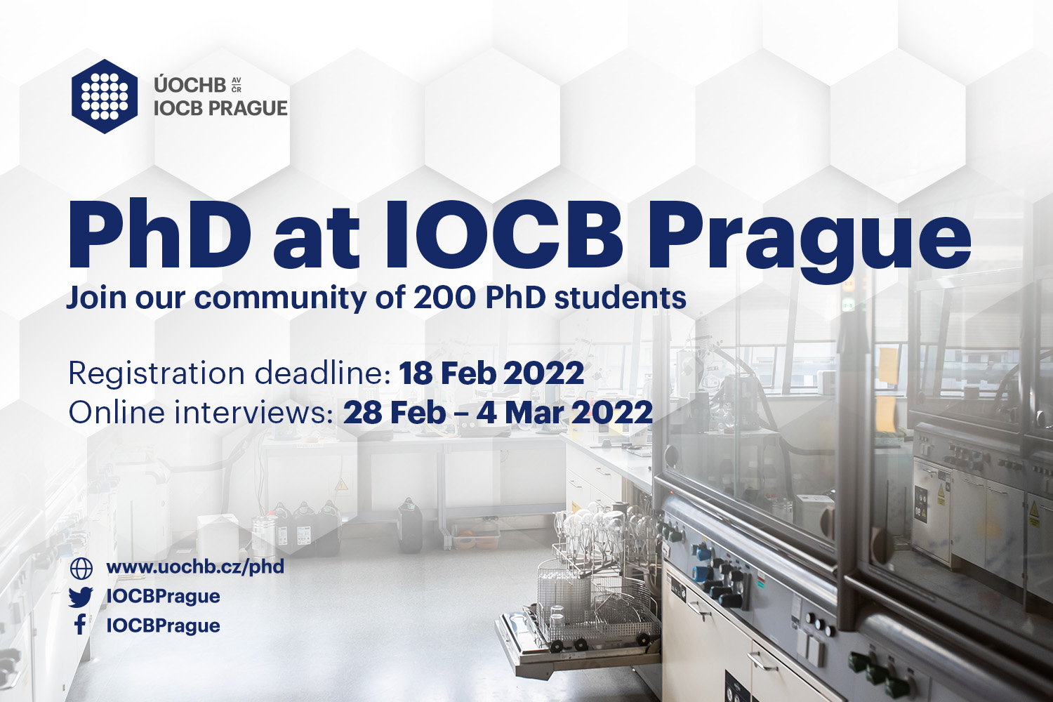 PhD projects at IOCB Prague 2022 – Call for applications